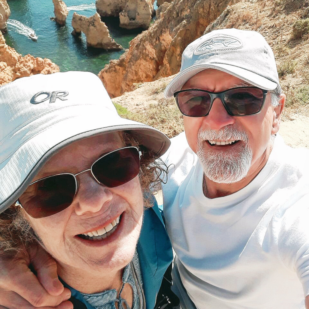 LAGOS: Joyce e Rangel, aproveitaram o melhor do Algarve e de Portugal com tranquilidade.